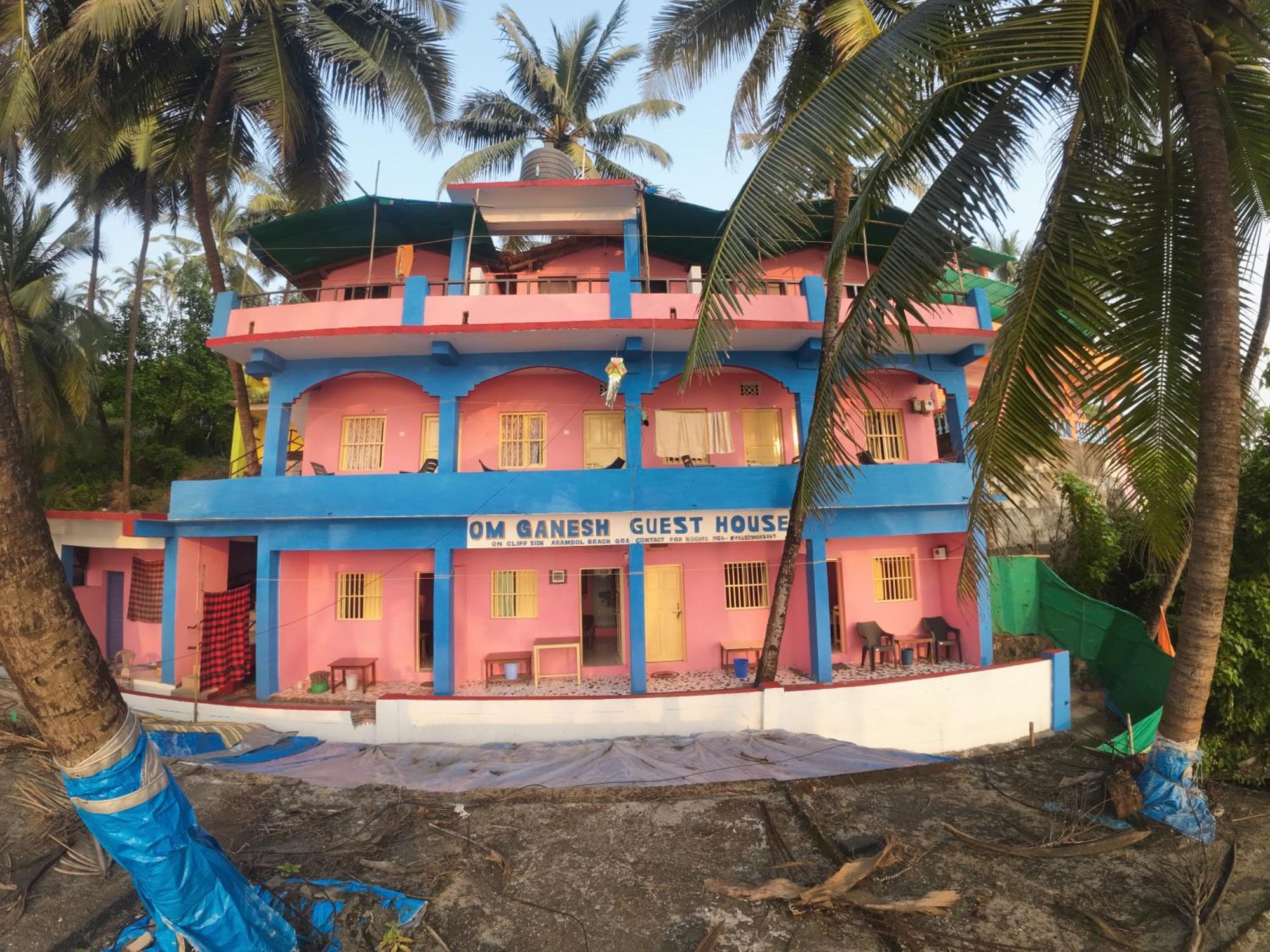 Om Ganesh Guest House Cliffside أرامبول المظهر الخارجي الصورة