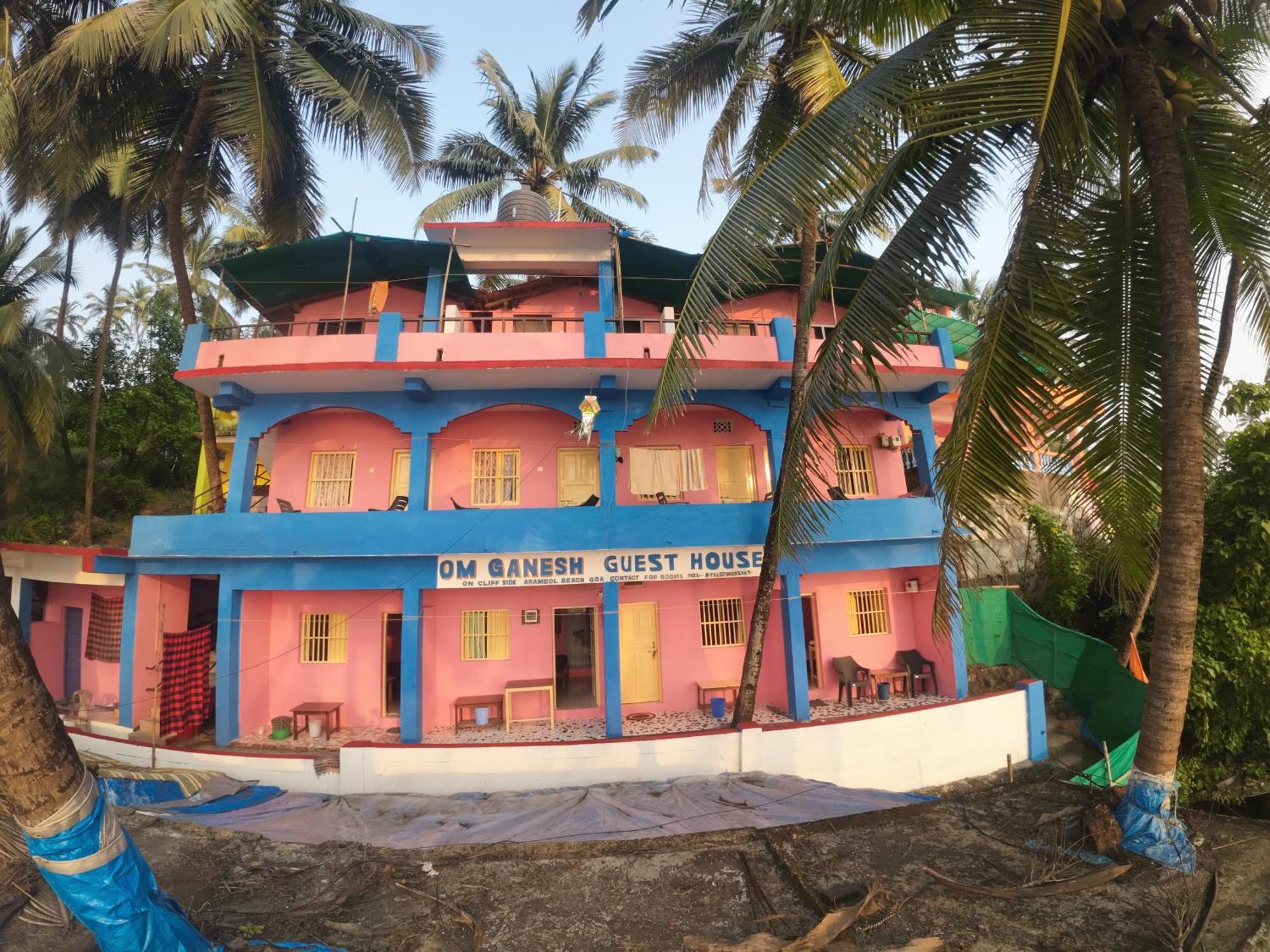 Om Ganesh Guest House Cliffside أرامبول المظهر الخارجي الصورة